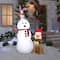 Airblown® 6ft. Christmas Inflatable Snowman with Bunny & Dog